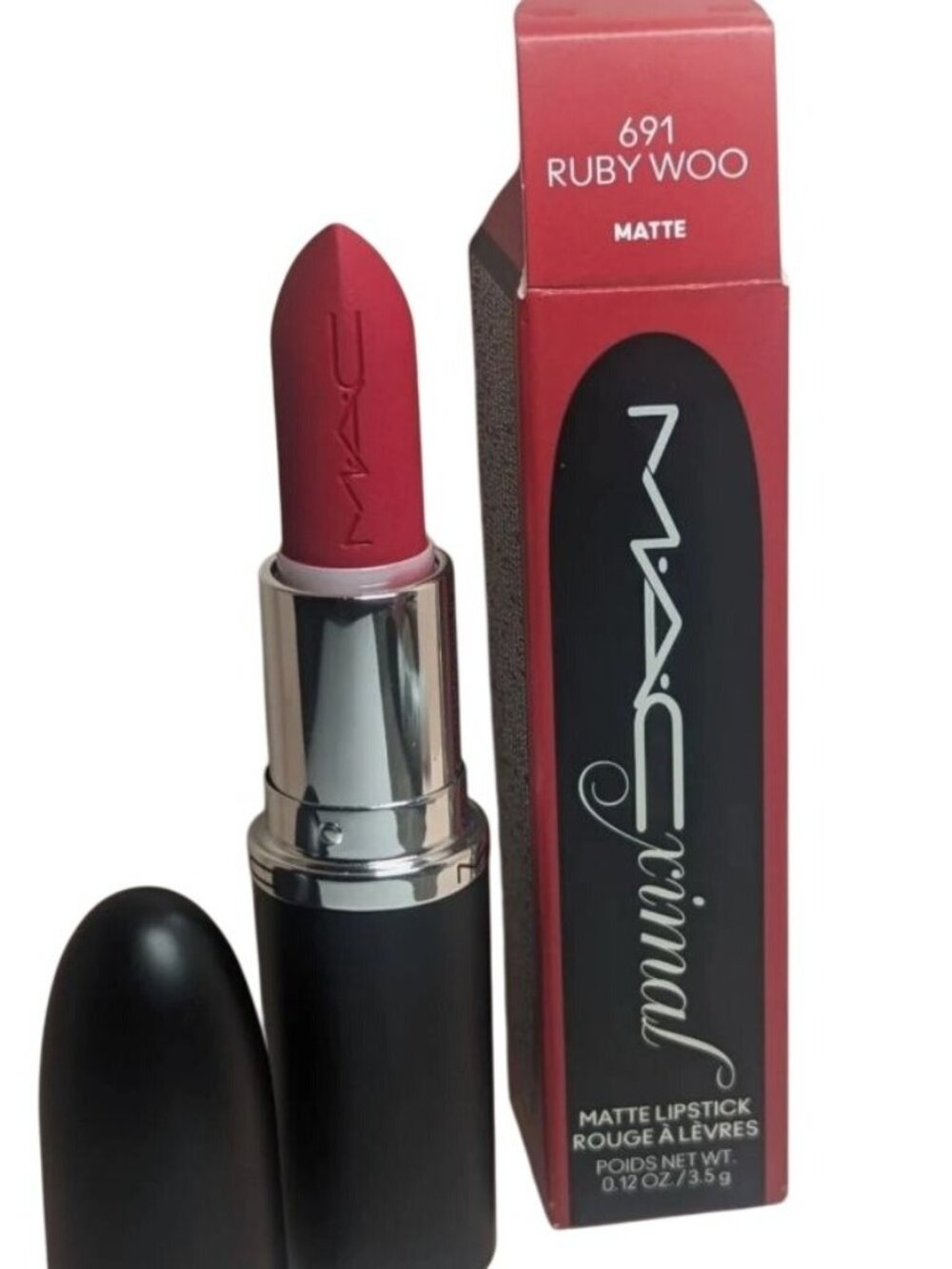 MAC Ximal Silky Matte Lipstick - Ruby Woo 691